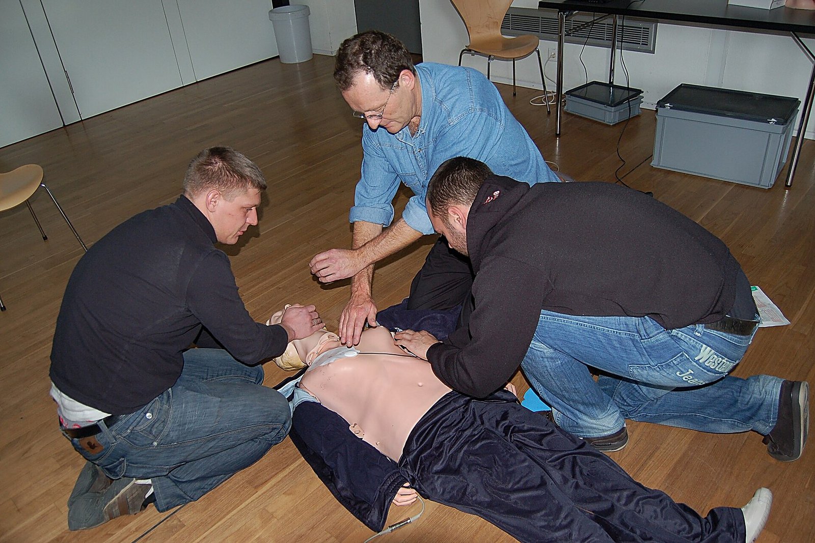 Reanimatietraining bij BHV-Weesp